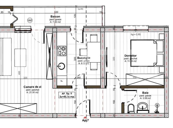 Apartament de vânzare 2 camere Apahida - 142400AV | BLITZ Cluj-Napoca | Poza2