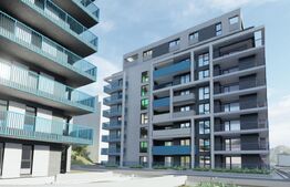 Apartament 2 camere cu CF, 53.5 mp, semifinisat, parcare subterana, zona Vivo