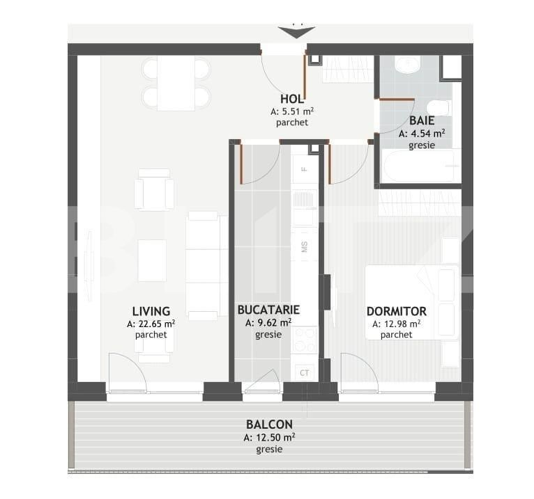 Apartament de vânzare 2 camere Floreşti - 142450AV | BLITZ Cluj-Napoca | Poza5