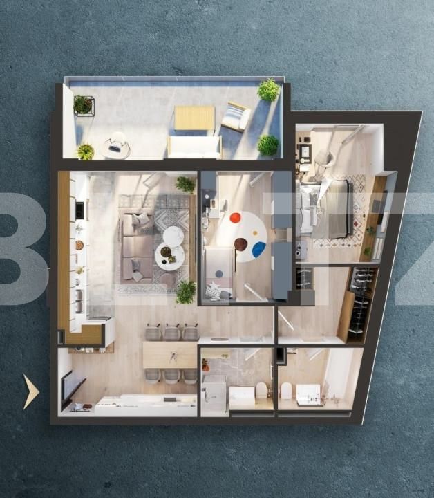 Apartament de vânzare 3 camere Iris - 142565AV | BLITZ Cluj-Napoca | Poza3