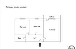 2 camere, decomandat, 51 mp, loc de parcare, zona strazii Dorobantilor