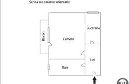 Apartament cu 1 camera, decomandat, situat in bloc nou, mobilat modern