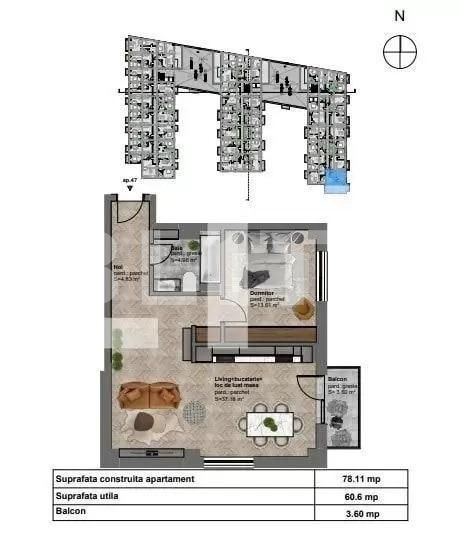 Apartament de vânzare 2 camere Dambul Rotund - 142600AV | BLITZ Cluj-Napoca | Poza2