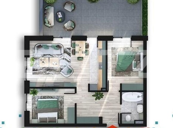 Apartament de vânzare 3 camere Iris - 142606AV | BLITZ Cluj-Napoca | Poza2