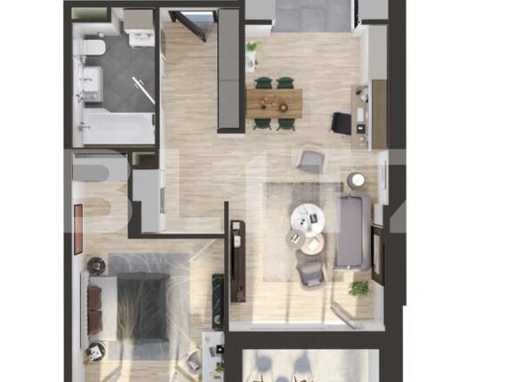 Apartament de vânzare 2 camere Iris - 142624AV | BLITZ Cluj-Napoca | Poza1
