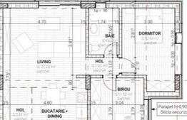 Apartament 3 camere,  et 1, 68mp,finisat lux , zona Iulius Mall 