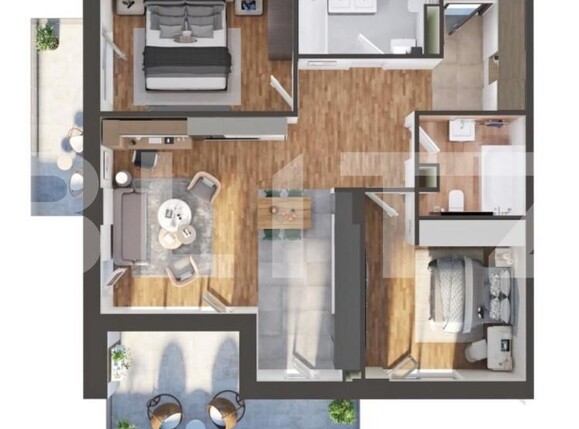 Apartament de vânzare 3 camere Iris - 142640AV | BLITZ Cluj-Napoca | Poza1