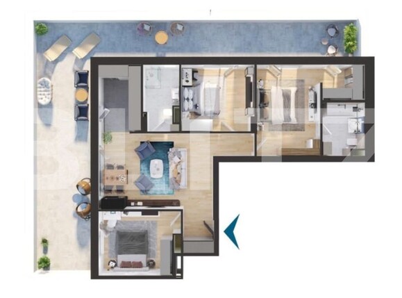 Apartament de vânzare 4 camere Iris - 142641AV | BLITZ Cluj-Napoca | Poza1