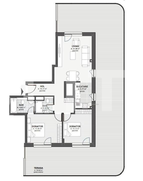 Apartament de vânzare 3 camere Floreşti - 142726AV | BLITZ Cluj-Napoca | Poza3