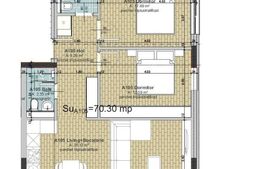  Apartament 3 camere, 70.30 mp, zona Regal, Baciu
