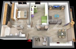  Apartament 3 camere, 70.30 mp, zona Regal, Baciu
