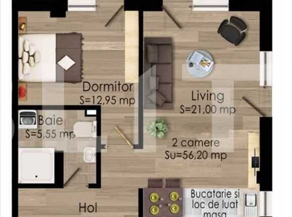 Apartament de vânzare 2 camere Marasti - 14274AV | BLITZ Cluj-Napoca | Poza1