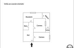 2 camere, 54 mp, decomadat, etaj intermediar, zona Iulius Mall!