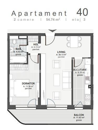 Apartament de vânzare 2 camere Floreşti - 142770AV | BLITZ Cluj-Napoca | Poza2