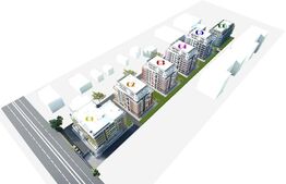 Apartament 2 camere, 48.9 mp, semifinisat, parcare subterana, zona Vivo