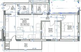 Apartament finisat, finisaje noi, semidecomandat, 3 camere