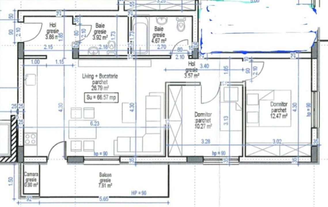 Apartament de vânzare 3 camere Floreşti - 142804AV | BLITZ Cluj-Napoca | Poza3