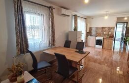 Apartament mobilat si utilat, 3 camere, gradina de 80 mp, zona Sub Cetate