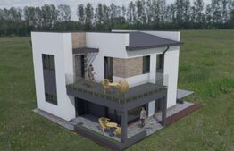 Casa 4 camere, 2 terase, finisaje noi, Motel Gilau