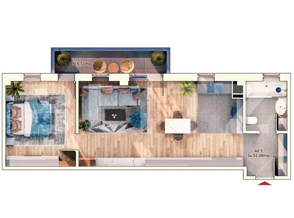 Apartament de vânzare 2 camere Marasti - 142915AV | BLITZ Cluj-Napoca | Poza1