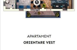 Apartament 1 camera, 37 mp, balcon, parcare subterana