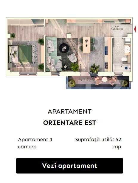 Garsonieră de vânzare Marasti - 142917AV | BLITZ Cluj-Napoca | Poza3