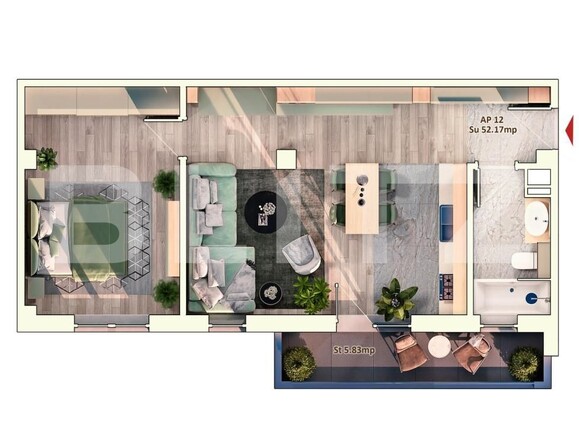 Apartament de vânzare 2 camere Marasti - 142918AV | BLITZ Cluj-Napoca | Poza1