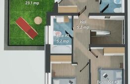 Duplex de 4 camere, 120 mp, gradina, zona Valea Chintaului! 