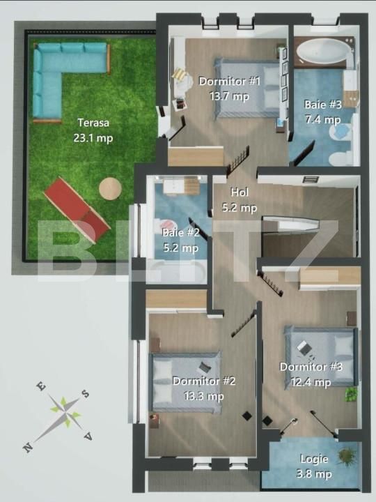 Casa de vânzare 4 camere Iris - 142922CV | BLITZ Cluj-Napoca | Poza7