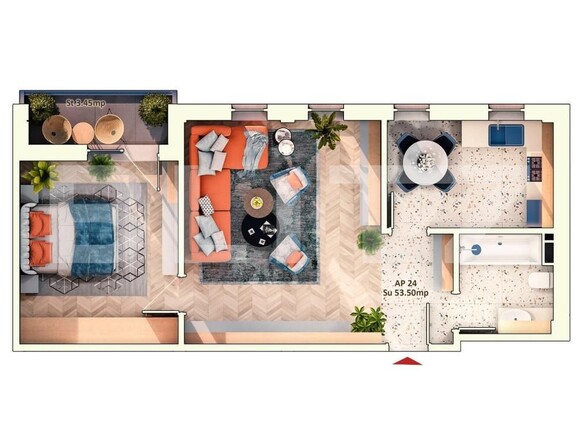 Apartament de vânzare 2 camere Marasti - 142924AV | BLITZ Cluj-Napoca | Poza1