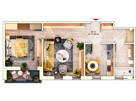 Apartament de vânzare 2 camere Marasti - 142925AV | BLITZ Cluj-Napoca | Poza1