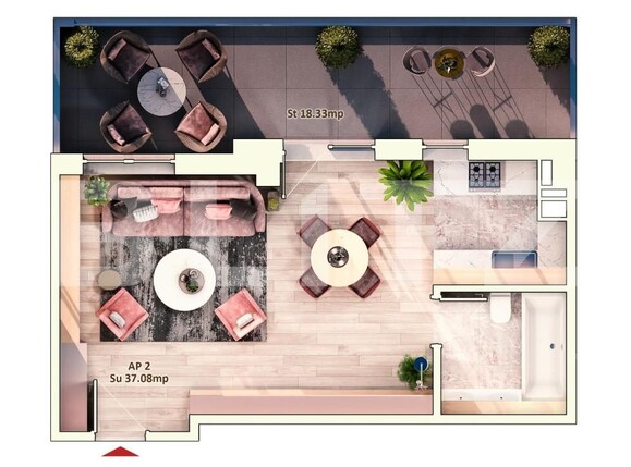 Garsonieră de vânzare Marasti - 142936AV | BLITZ Cluj-Napoca | Poza1