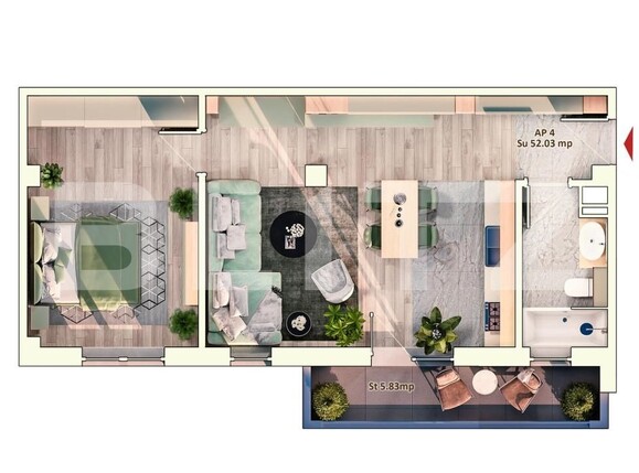 Apartament de vânzare 2 camere Marasti - 142938AV | BLITZ Cluj-Napoca | Poza1