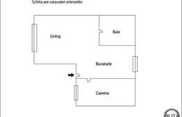 Apartament 2 camere, 44 mp, boxa la subsol, zona strazii Dacia