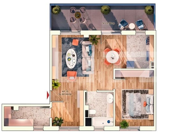 Apartament de vânzare 2 camere Marasti - 142941AV | BLITZ Cluj-Napoca | Poza1