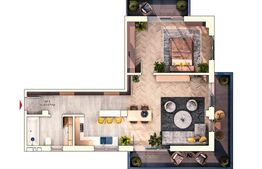 Apartament 2 camere, 62 mp, 2 balcoane, parcare subterana, zona Marasti