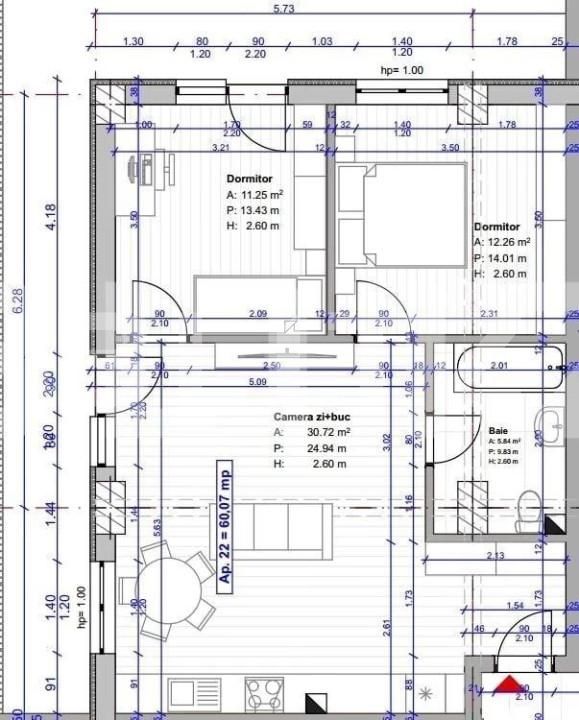 Apartament de vânzare 3 camere Floreşti - 142948AV | BLITZ Cluj-Napoca | Poza2