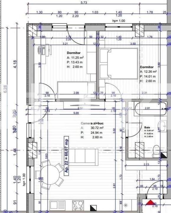 Apartament de vânzare 3 camere Floreşti - 142949AV | BLITZ Cluj-Napoca | Poza3