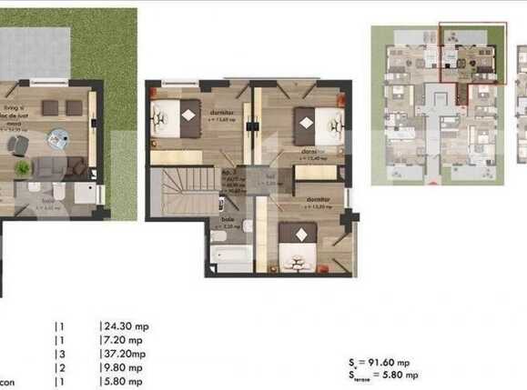 Apartament de vânzare 4 camere Bună Ziua - 14303AV | BLITZ Cluj-Napoca | Poza1