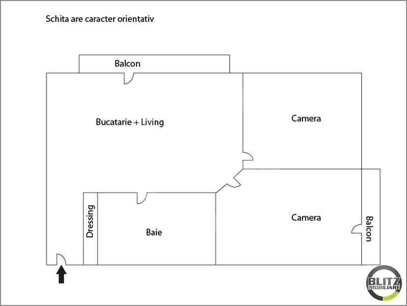Apartament de vânzare 3 camere Floreşti - 1431AV | BLITZ Cluj-Napoca | Poza1