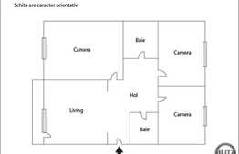 3 camere, decomandat, 65 mp, garaj, zona BRD Marasti