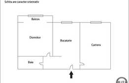2 camere, 56 mp, decomandat, garaj, loc de parcare, zona strazii Dorobantilor