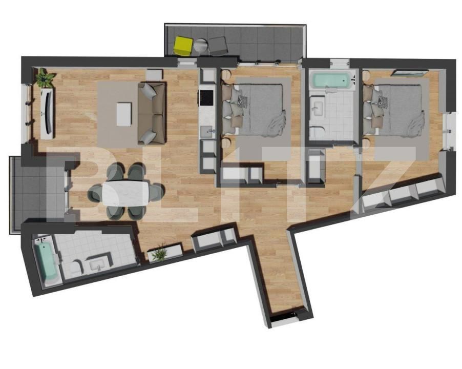 Apartament de vânzare 3 camere Floreşti - 143148AV | BLITZ Cluj-Napoca | Poza2