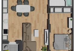 Apartament 2 camere, 54 mp, balcon, etaj intermediar, zona Vivo