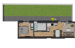 Apartament 2 camere, finisat, curte privata 54 mp , zona Vivo Mall