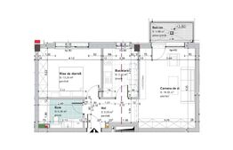 Ansamblu NOU! Apartament 51 mp, 2 camere zona Regal, Baciu