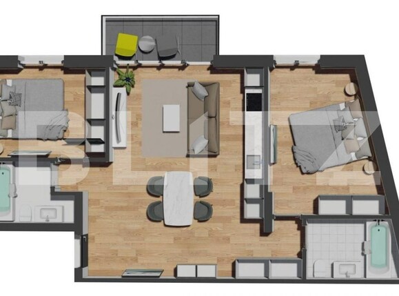 Apartament de vânzare 3 camere Floreşti - 143168AV | BLITZ Cluj-Napoca | Poza5