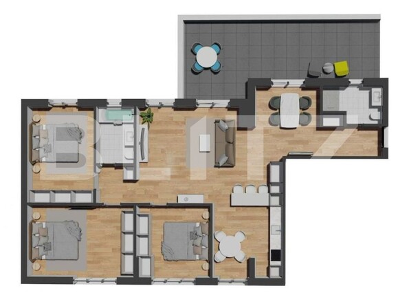 Apartament de vânzare 4 camere Floreşti - 143169AV | BLITZ Cluj-Napoca | Poza4