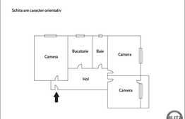 3 camere, 63 mp, decomandat, boxa subsol, zona Stadion CFR