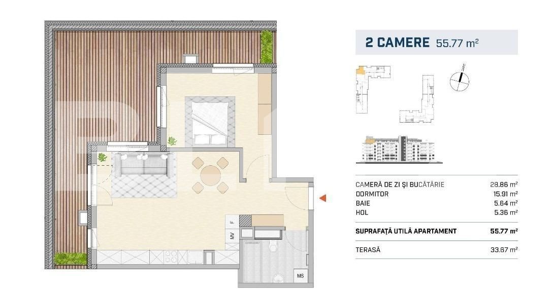 Apartament de vânzare 2 camere Semicentral - 143634AV | BLITZ Cluj-Napoca | Poza1